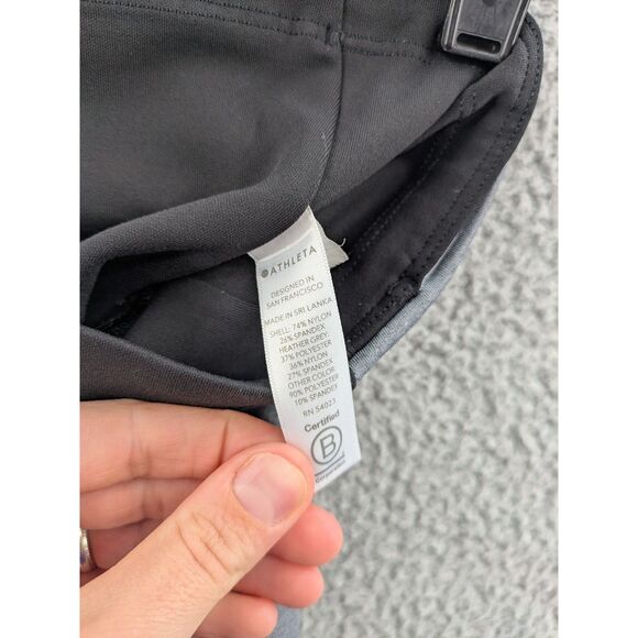 Athleta Crest Colorblock Tight Women's Small Black, White & Gray Leggings - Picture 12 of 12